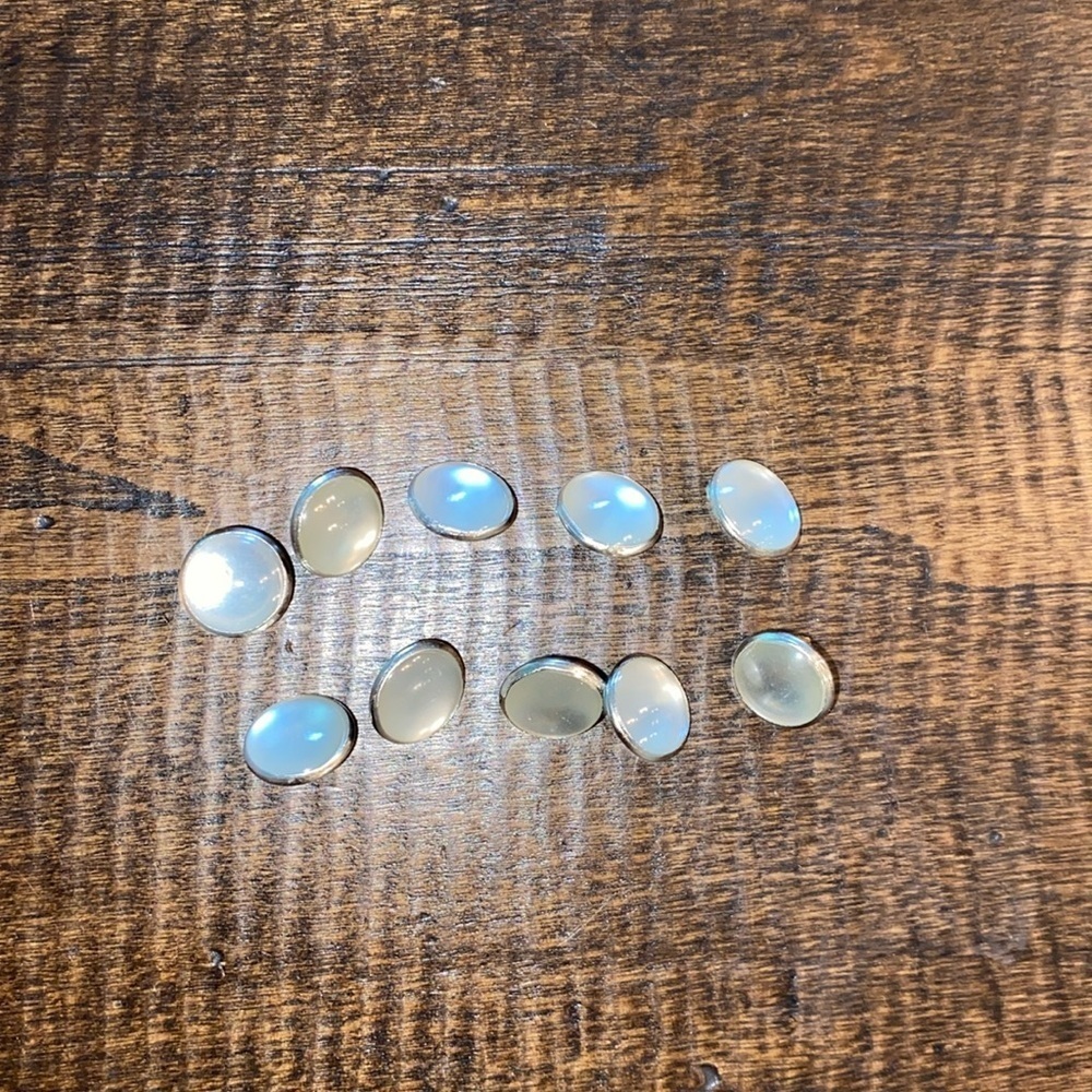 Set of 10 vintage Pearl snap buttons